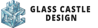 glass castle design logo top